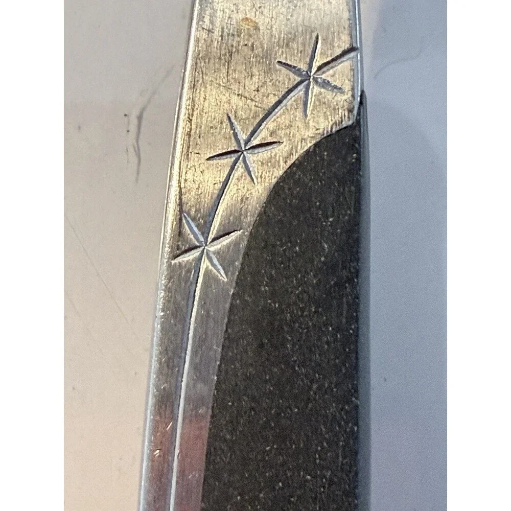 Mar-Crest Stainless‎ Japan Atomic Starburst 8” Serving Spoon Vintage